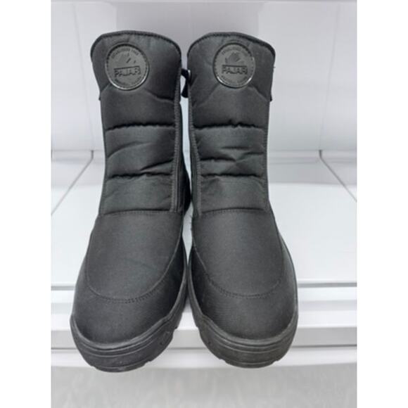 "PAJAR CANADA" Mens Ice Grip Snow Boots, Black, Size 12 - Picture 1 of 15